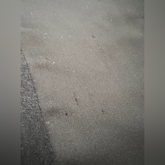 Tout a Coup‎ Asymmetric Midi Black Cotton blend Mesh Whimsigoth grunge Dress M - Picture 16 of 16